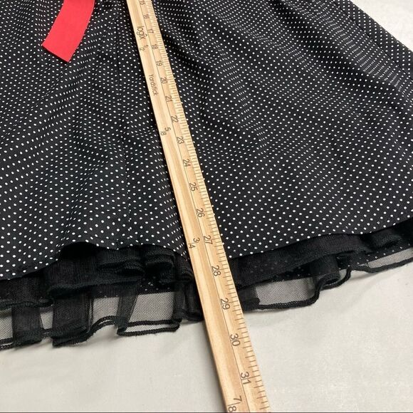 MAURICES Party, Prom dress, Size 3/4, Black, White, & Red, spaghetti straps - Picture 4 of 7